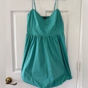 Express Teal short dress with pockets